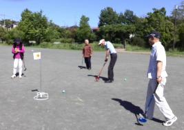 活動の様子（グランドゴルフ）