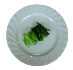 小松菜70ｇ加熱後の画像