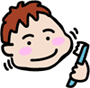 Ilustração do toothbrushing