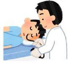 胃カメラの検査を受けている人