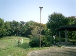 La imagen del Parque de Sakaigimachi ahorquilló el camino