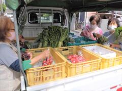 引き売りの様子