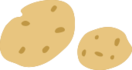 じゃがいものイラスト画像