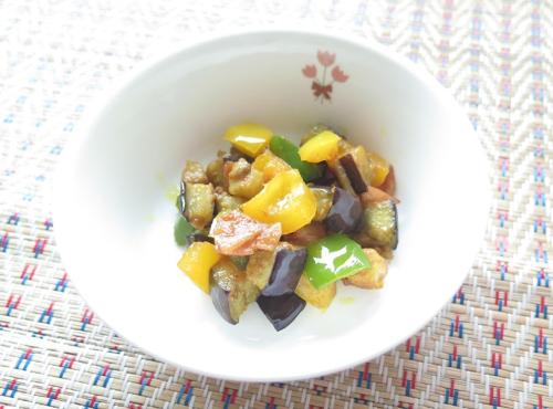 夏野菜のカレー炒め