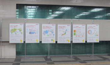 環境パネル展の様子