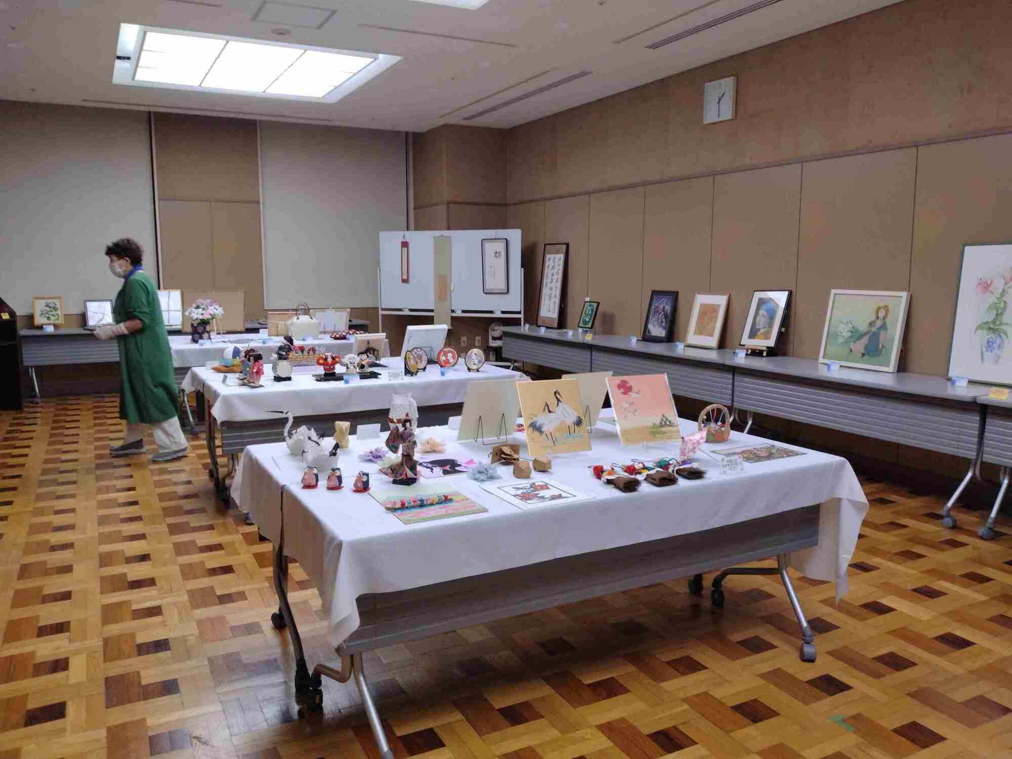 展示会場の作品の数々