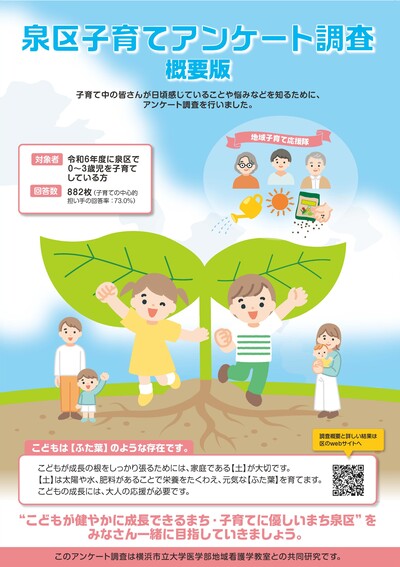 子育てアンケート概要版表紙