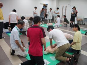 First aid training course