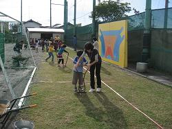 エアレーションを行っている写真