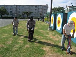 平成22年10月23日のエアレーションを行う写真