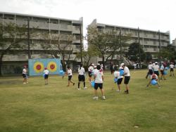 冬芝の種まきの写真