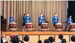Okazu drum performance