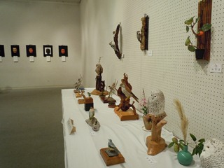 Photographs of sculpture exhibition
