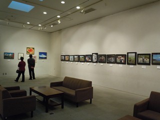 La fotografía de una fotografía, la exhibición de arte