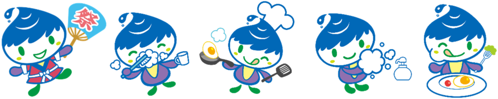 新規イラストの一部を紹介するイラスト