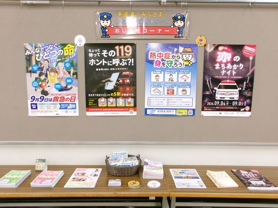 展示の様子の写真です