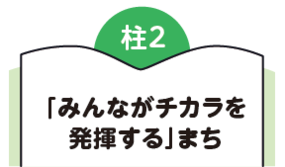 ２つ目の柱　みんながチカラを発揮するまち