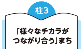 ３つ目の柱　様々なチカラがつながり合うまち