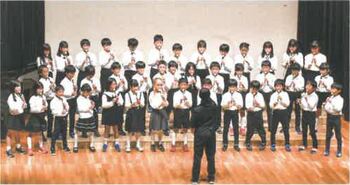 小學音樂節日的照片(西寺尾小學)