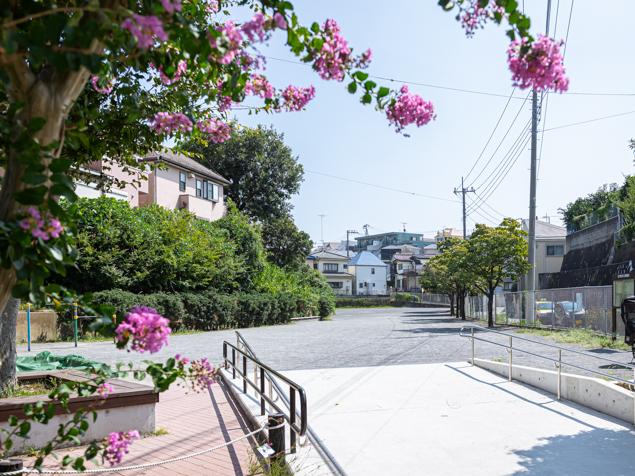 羽沢長谷第三公園　北側入り口