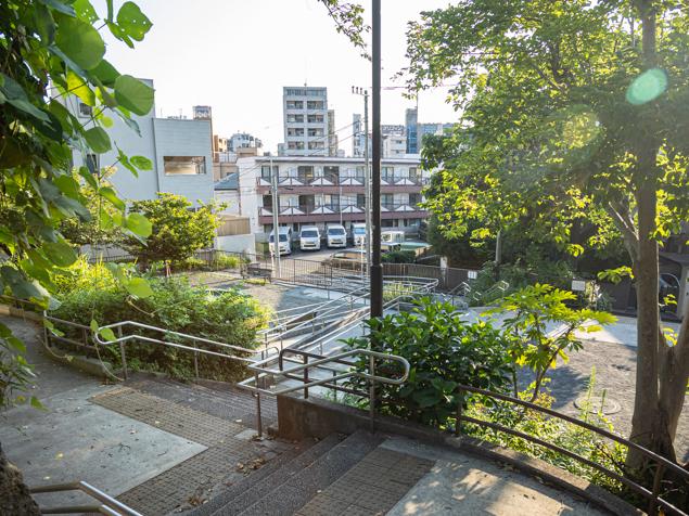 桐畑公園　最上段からの景色