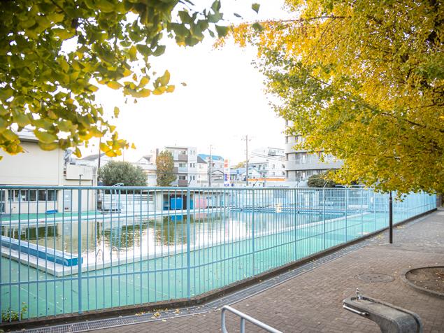 六角橋公園　プールの全景