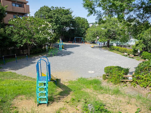 山王森公園　斜面上からの景色