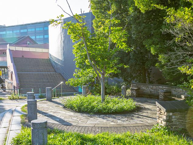 新子安もくれん公園　円形ベンチ２