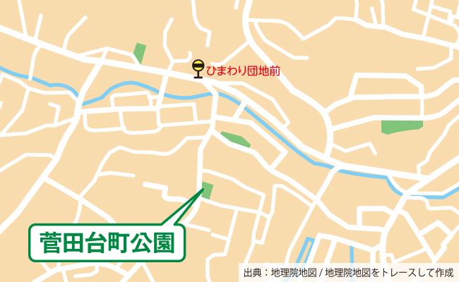 公園の位置図