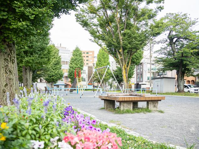 富家町公園　花壇