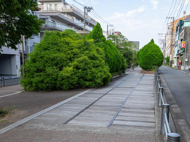 東横フラワー緑道　旧線路跡