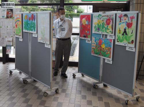 展示見学の写真