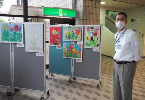 展示見学の写真