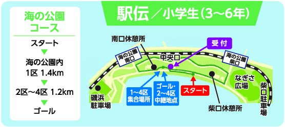 小学生駅伝コース図