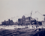 Photograph of warehouse No.1 immediately after the earthquake
