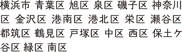 漢字のフォント一覧