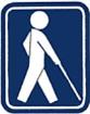 盲人のための国際シンボルマーク画像