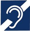 聴覚障害者のための国際シンボルマーク画像
