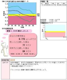 腰椎解析結果画像