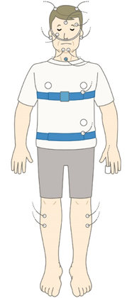 Full PSG検査のイメージ