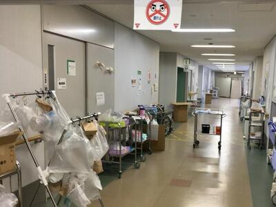 コロナ病棟の様子の画像
