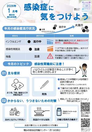 感染症に気をつけよう1月号