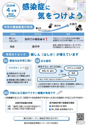 感染症に気をつけよう4月号
