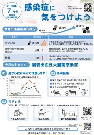 感染症に気をつけよう7月号