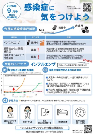 感染症に気をつけよう9月号