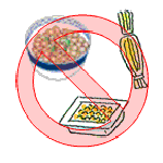 Illustration that Natto is prohibited while taking walfarin