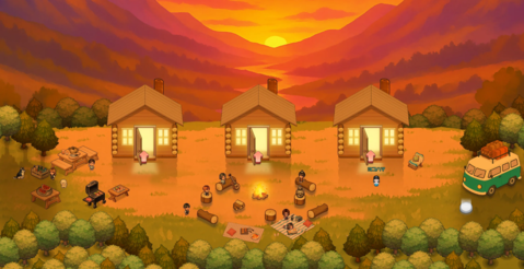 キャンプエリア