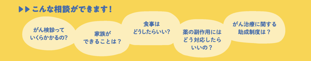 こんな相談ができます