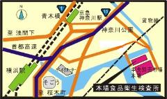 从横滨站穿过海湾四分之一,沿着海边走。