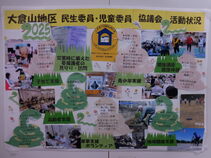 大倉山地区の民生委員児童委員活動紹介パネル